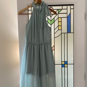 Charlotte Russe aqua blue romper/jumpsuit.